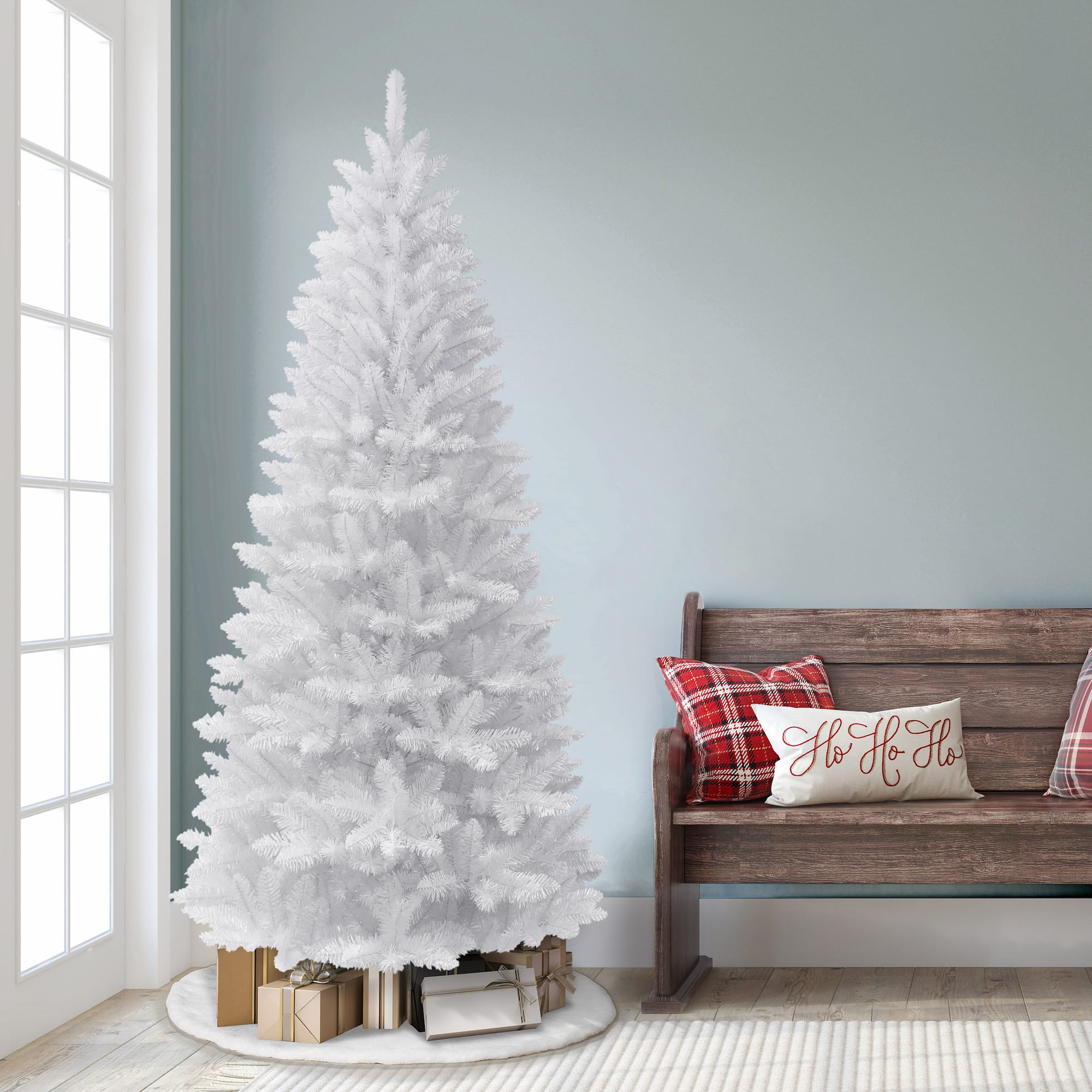 7ft. Unlit Carson Artificial Pine Christmas Tree